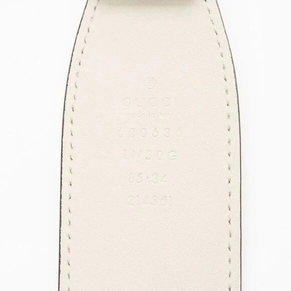 Gucci Smooth Leather Horsebit Belt - Size 34 / 85 - Picture 3 of 5